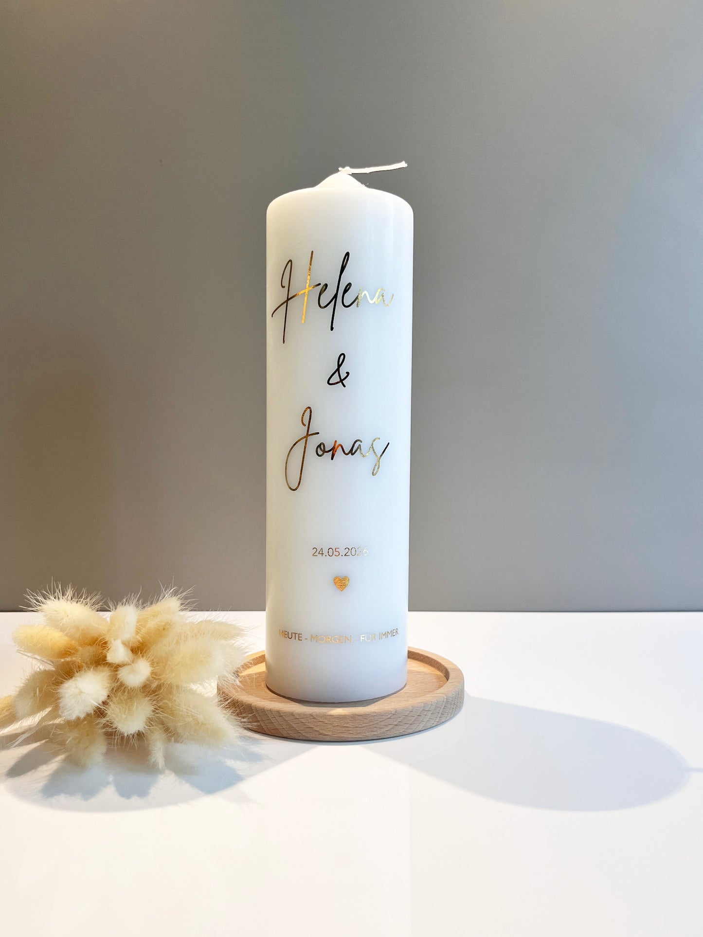 Hochzeitskerze - Romantik -